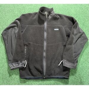 Vintage 90's Y2K Patagonia Full Zip Up Synchilla Fleece Black‎ Men's Size Small